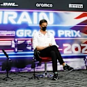 BROWN Zak (usa), Chief People & IT Officer of McLaren Racing, WOLFF Toto (aut), Team Principal & CEO Mercedes AMG F1 GP, HORNER Christian  (gbr), Team Principal of Red Bull Racing, portrait, press conference during Formula 1 Gulf Air Bahrain Grand Prix 2021 from March 26 to 28, 2021 on the Bahrain International Circuit, in Sakhir, Bahrain - Photo Frédéric Le Floc’h / DPPI