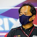 TANABE Toyoharu, Technical Director of Honda Racing F1, portrait, press conference during Formula 1 Gulf Air Bahrain Grand Prix 2021 from March 26 to 28, 2021 on the Bahrain International Circuit, in Sakhir, Bahrain - Photo Frédéric Le Floc’h / DPPI