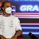 Lewis Hamilton (GBR) Mercedes AMG F1 in the post qualifying FIA Press Conference.

19.06.2021. Formula 1 World Championship, Rd 7, French Grand Prix, Paul Ricard, France, Qualifying Day.

- www.xpbimages.com, EMail: requests@xpbimages.com © Copyright: 

FIA Pool Image for Editorial Use Only