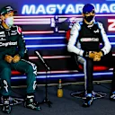 VETTEL Sebastian (ger), Aston Martin F1 AMR21, OCON Esteban (fra), Alpine F1 A521, portrait, press conference during the Formula 1 Magyar Nagydij 2021, Hungarian Grand Prix, 11th round of the 2021 FIA Formula One World Championship from July 30 to August 1, 2021 on the Hungaroring, in Mogyorod, near Budapest, Hungary - Photo Xavi Bonilla / DPPI