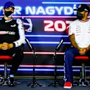 OCON Esteban (fra), Alpine F1 A521, HAMILTON Lewis (gbr), Mercedes AMG F1 GP W12 E Performance, portrait , press conference during the Formula 1 Magyar Nagydij 2021, Hungarian Grand Prix, 11th round of the 2021 FIA Formula One World Championship from July 30 to August 1, 2021 on the Hungaroring, in Mogyorod, near Budapest, Hungary - Photo Xavi Bonilla / DPPI