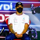HAMILTON Lewis (gbr), Mercedes AMG F1 GP W12 E Performance, portrait, press conference during the Formula 1 Magyar Nagydij 2021, Hungarian Grand Prix, 11th round of the 2021 FIA Formula One World Championship from July 30 to August 1, 2021 on the Hungaroring, in Mogyorod, near Budapest, Hungary - Photo Xavi Bonilla / DPPI