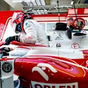 KUBICA Robert (pol), Reserve Driver of Alfa Romeo Racing ORLEN, portrait garage, box, during the Formula 1 Grosser Preis Der Steiermark 2021, 2021 Styrian Grand Prix, 8th round of the 2021 FIA Formula One World Championship from June 25 to 27, 2021 on the Red Bull Ring, in Spielberg, Austria - Photo Florent Gooden / DPPI