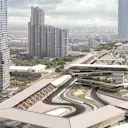 The track, looking south