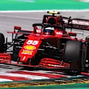 BARCELONA, SPAIN - MAY 08: Carlos Sainz of Spain driving the (55) Scuderia Ferrari SF21 on track during final practice for the F1 Grand Prix of Spain at Circuit de Barcelona-Catalunya on May 08, 2021 in Barcelona, Spain. (Photo by Lars Baron/Getty Images)
