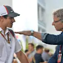 Adrian Sutil (GER) Sauber talks with Hermann Tilke (GER) Circuit Designer. Formula One World Championship, Rd16, Russian Grand Prix, Preparations, Sochi Autodrom, Sochi, Krasnodar Krai, Russia, Thursday, 9 October 2014 © Sutton Images. No reproduction without permission