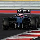 Jenson Button (GBR) McLaren MP4-29. Formula One World Championship, Rd16, Russian Grand Prix, Race, Sochi Autodrom, Sochi, Krasnodar Krai, Russia, Sunday, 12 October 2014