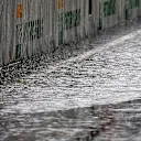 Wet pitlane. Formula One World Championship, Rd 16, Brazilian Grand Prix, Qualifying Day, Interlagos, Sao Paulo, Brazil, Saturday, 17 October 2009 