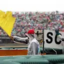 The safety car board is shown by the marshals. Formula One World Championship, Rd 3, Chinese Grand Prix, Race Day, Shanghai, China, Sunday, 19 April 2009