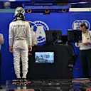 Nico Rosberg (GER) Mercedes AMG F1 in parc ferme. Formula One World Championship, Rd1, Australian Grand Prix, Qualifying, Albert Park, Melbourne, Australia, Saturday, 15 March 2014