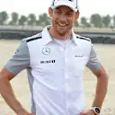 Jenson Button (GBR) McLaren. Formula One World Championship, Rd3, Bahrain Grand Prix, Preparations, Bahrain International Circuit, Sakhir, Bahrain, Thursday, 3 April 2014