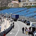 The circuit re-opens to traffic once racing is done for the day. The majority of barriers stay in place
