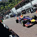 Keke Rosberg (FIN) watches Daniel Ricciardo (AUS) Red Bull Racing. Formula One World Championship, Rd6, Monaco Grand Prix, Qualifying, Monte-Carlo, Monaco, Saturday, 24 May 2014