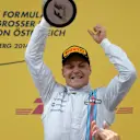 Valtteri Bottas (FIN) Williams celebrates on the podium. Formula One World Championship, Rd8, Austrian Grand Prix, Race, Spielberg, Austria, Sunday, 22 June 2014