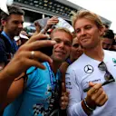 Nico Rosberg (GER) Mercedes AMG F1 signs autographs for the fans. Formula One World Championship, Rd8, Austrian Grand Prix, Preparations, Spielberg, Austria, Thursday, 19 June 2014