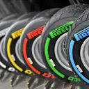 Pirelli tyres. Formula One World Championship, Rd8, Austrian Grand Prix, Practice, Spielberg, Austria, Friday, 20 June 2014