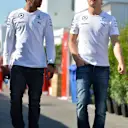 Lewis Hamilton (GBR) Mercedes AMG F1 and Nico Rosberg (GER) Mercedes AMG F1. Formula One World Championship, Rd7, Canadian Grand Prix, Practice, Montreal, Canada, Friday, 6 June 2014 © Sutton Images. No reproduction without permission