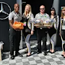 Circuit welcome gifts for Mercedes AMG F1. Formula One World Championship, Rd10, German Grand Prix, Preparations, Hockenheim, Germany, Thursday, 17 July 2014 © Sutton Images. No reproduction without permission