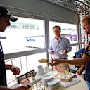 Birthday cakes for Daniel Ricciardo (AUS) Red Bull Racing and Sebastian Vettel (GER) Red Bull Racing. Formula One World Championship, Rd9, British Grand Prix, Preparations, Silverstone, England, Thursday, 3 July 2014 © Sutton Images. No reproduction without permission