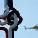 Sculpture and helicopter. Formula One World Championship, Rd11, Hungarian Grand Prix, Practice, Hungaroring, Hungary. Friday, 25 July 2014 © Sutton Images. No reproduction without permission