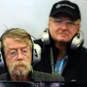 John Hurt (GBR), actor, left, was a guest of Mercedes AMG F1. Formula One World Championship, Rd12, Belgian Grand Prix, Qualifying, Spa-Francorchamps, Belgium, Saturday, 23 August 2014 © Sutton Images. No reproduction without permission