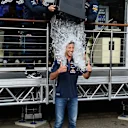 Daniel Ricciardo (AUS) Red Bull Racing takes the ice bucket challenge. Formula One World Championship, Rd12, Belgian Grand Prix, Preparations, Spa-Francorchamps, Belgium, Thursday, 21 August 2014 © Sutton Images. No reproduction without permission