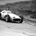 1954 German Grand Prix. Nurburgring, Germany. 30/7-1/8 1954. Juan Manuel Fangio (Mercedes-Benz W196) 1st position. © LAT Photographic