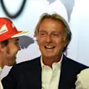 Fernando Alonso (ESP) Ferrari with Luca di Montezemolo (ITA) Ferrari President. Formula One World Championship, Rd13, Italian Grand Prix, Monza, Italy, Qualifying, Saturday, 6 September 2014 © Sutton Images. No reproduction without permission