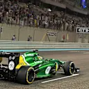 Charles Pic (FRA) Caterham CT03 practices starts. Formula One World Championship, Rd17, Abu Dhabi Grand Prix, Practice, Yas Marina Circuit, Abu Dhabi, UAE, Friday, 1 November 2013. © Sutton Images