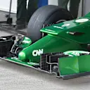 Marcus Ericsson (SWE) Caterham CT05 nose and front wing detail. Formula One Testing, Jerez, Spain, Day One, Tuesday, 28 January 2014. © Sutton Images