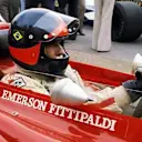 Emerson Fittipaldi (BRA) Lotus 72C retired on lap 55 with a broken rear suspension. Spanish Grand Prix, Montjuich Park, 18 April 1971. World © Phipps/Sutton