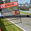 Pit board for Jenson Button (GBR) McLaren MP4-29. Formula One Testing, Jerez, Spain, Day Two, Wednesday, 29 January 2014. © Sutton Images