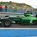 Marcus Ericsson (SWE) Caterham CT05. Formula One Testing, Jerez, Spain, Day One, Tuesday, 28 January 2014. © Sutton Images
