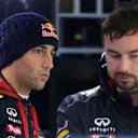 Daniel Ricciardo (AUS) Red Bull Racing and Simon Rennie (GBR) Red Bull Racing Race Engineer. Formula One Testing, Jerez, Spain, Day Three, Thursday, 30 January 2014 © Sutton Images. No reproduction without permission