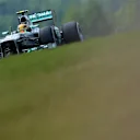 Lewis Hamilton (GBR) Mercedes AMG F1 W04. Formula One World Championship, Rd9, German Grand Prix, Qualifying, Nurburgring, Germany, Saturday, 6 July 2013. © Sutton Images