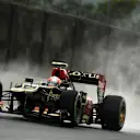 Romain Grosjean (FRA) Lotus E21. Formula One World Championship, Rd19, Brazilian Grand Prix, Practice, Sao Paulo, Brazil, Friday, 22 November 2013. © Sutton Images