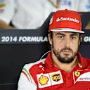 Fernando Alonso (ESP) Ferrari in the Press Conference. Formula One World Championship, Rd16, Russian Grand Prix, Preparations, Sochi Autodrom, Sochi, Krasnodar Krai, Russia, Thursday, 9 October 2014