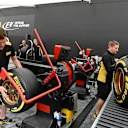 Pirelli preparation area. Formula One World Championship, Rd12, Belgian Grand Prix, Preparations, Spa-Francorchamps, Belgium, Thursday, 21 August 2014