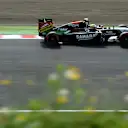 Sergio Perez (MEX) Force India VJM07. Formula One World Championship, Rd15, Japanese Grand Prix, Practice, Suzuka, Japan, Friday, 3 October 2014