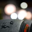 Pirelli tyres. Formula One World Championship, Rd14, Singapore Grand Prix, Marina Bay Street Circuit, Singapore, Practice, Friday, 19 September 2014