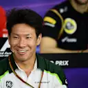 Kamui Kobayashi (JPN) Caterham in the Press Conference. Formula One World Championship, Rd15, Japanese Grand Prix, Preparations, Suzuka, Japan, Thursday, 2 October 2014