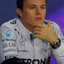 Nico Rosberg (GER) Mercedes AMG F1 in the Press Conference. Formula One World Championship, Rd15, Japanese Grand Prix, Race, Suzuka, Japan, Sunday, 5 October 2014