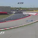 Sauber's Adrian Sutil spins at Turn 19, but avoids the barriers and is able to continue without damage © FOWC Ltd