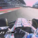 Williams' Valtteri Bottas sets overall bests in the first two sectors on his final lap in qualifying, but carries too much speed into the final corner and has to fight huge oversteer, costing him the chance of a front-row grid slot © FOWC Ltd