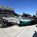 Nico Rosberg (GER) Mercedes AMG F1 W05. Formula One World Championship, Rd17, United States Grand Prix, Practice, Austin, Texas, USA, Friday, 31 October 2014