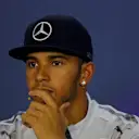 Race winner Lewis Hamilton (GBR) Mercedes AMG F1 in the Press Conference. Formula One World Championship, Rd15, Japanese Grand Prix, Race, Suzuka, Japan, Sunday, 5 October 2014
