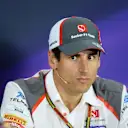 Adrian Sutil (GER) Sauber in the Press Conference. Formula One World Championship, Rd16, Russian Grand Prix, Preparations, Sochi Autodrom, Sochi, Krasnodar Krai, Russia, Thursday, 9 October 2014