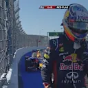 Daniel Ricciardo misses the final few minutes of FP2 after his Red Bull RB10 grinds to a halt out on track, bringing out the red flags © FOWC Ltd