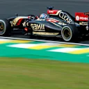 Romain Grosjean (FRA) Lotus E22. Formula One World Championship, Rd18, Brazilian Grand Prix, Practice, Sao Paulo, Brazil, Friday, 7 November 2014