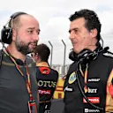 Gerard Lopez (FRA) Genii Capital / Lotus Team Principal and Federico Gastaldi (ARG) Lotus F1 Team Deputy Team Principal on the grid. Formula One World Championship, Rd18, Brazilian Grand Prix, Race, Sao Paulo, Brazil, Sunday, 9 November 2014